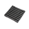 Losi LOS241072 Black Aluminium Crossbar End Plates 8pcs LMT Tuned LMT