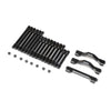 Losi LOS241076 Black Aluminium Crossbar Brace and Spacer Set LMT Tuned LMT