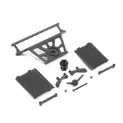 Losi LOS251078 Cage Rear Tower Supports Mud Guards Super Rock Rey