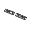 Losi LOS311014 Body Mount Cross Bar Black Aluminium 2pcs Mini LMT
