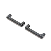 Losi LOS311016 Crossbar and Shock Mount Black Aluminium 2pcs Mini LMT
