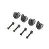 Losi LOS314006 Lower 4-link Mount Set Black Aluminium 4pcs Mini LMT