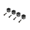 Losi LOS343200 12mm Machined Wheel Hex 4pcs LMT