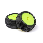 Losi LOS41050 Rear Big Shot Mounted Tyres Yellow 2pc