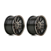 Losi LOS43036 Wheel RR Volk Racing CE28N 54x30mm Gun Metal 2pcs