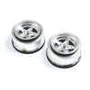 Losi LOS43048 Satin Chrome Rear Wheel 2pcs 22S Drag