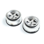 Losi LOS43048 Satin Chrome Rear Wheel 2pcs 22S Drag