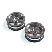 Losi LOS43049 Black Chrome Front Wheel 2pcs 22S Drag