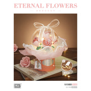 Loz 1298 Eternal Flowers Pink Rose Bouquet