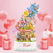 Loz 1954 Wonderful Flower Travel Music Box