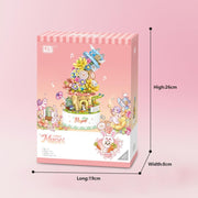 Loz 1954 Wonderful Flower Travel Music Box