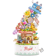 Loz 1954 Wonderful Flower Travel Music Box