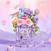 Loz 4203 Quicksand Cup Purple Bunny