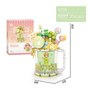 Loz 4205 Quicksand Cup Green Feel Good Donut