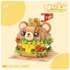 Loz 8812 Micro Block Hamburger Bear