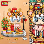 LOZ 1751 Spring Festival Tiger Boy