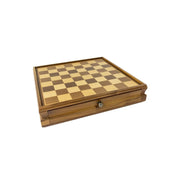 LPG Classics Wooden Chess Set with Drawers 38cm
