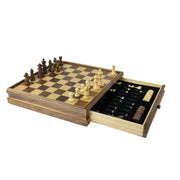 LPG Classics Wooden Chess Set with Drawers 38cm