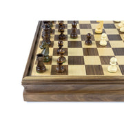LPG Classics Wooden Chess Set with Drawers 38cm