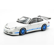 Minichamps 155062021 1/18 Porsche 911 GT3 RS 2002 White with Blue Stripes