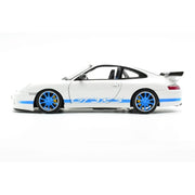 Minichamps 155062021 1/18 Porsche 911 GT3 RS 2002 White with Blue Stripes
