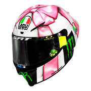 Minichamps 399210076 1/8 AGV Helmet Valentino Rossi MotoGP Misano Race 1 2021