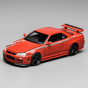 MotorHelix 1/64 Nissan Skyline GT-R R34 Nismo Customized Red