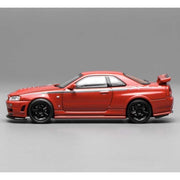 MotorHelix 1/64 Nissan Skyline GT-R R34 Nismo Customized Red