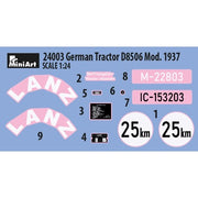 MiniArt 24003 1/24 German Tractor D8506 Mod. 1937