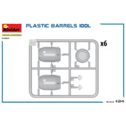 Miniart 24004 1/24 Plastic Barrels 100L Plastic Model Kit