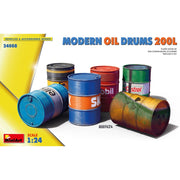 MiniArt 24008 1/24 Modern Oil Drums 200L