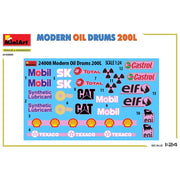 MiniArt 24008 1/24 Modern Oil Drums 200L