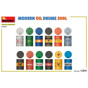 MiniArt 24008 1/24 Modern Oil Drums 200L
