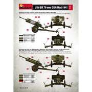 MiniArt 1/35 USV-BR 76mm Gun Mod. 1941 with Limber & Crew Model Kit