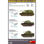MiniArt 1/35 Workable Track Link Set for T-70M Light Tank