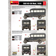 MiniArt 1/35 GAZ-03-30 Mod. 1938 Bus Model Kit