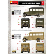 MiniArt 1/35 GAZ-03-30 Mod. 1938 Bus Model Kit