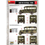 MiniArt 1/35 GAZ-03-30 Mod. 1938 Bus Model Kit
