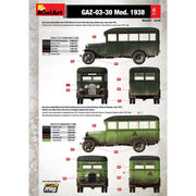 MiniArt 1/35 GAZ-03-30 Mod. 1938 Bus Model Kit