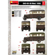 MiniArt 1/35 GAZ-03-30 Mod. 1938 Bus Model Kit