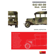 MiniArt 1/35 GAZ-03-30 Mod. 1938 Bus Model Kit
