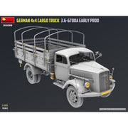 MiniArt 1/35 German 3T 4X4 Cargo Truck 3.6-6700A Early Prod