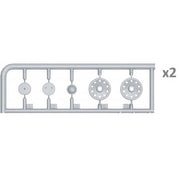 MiniArt 1/35 T-34 Wheels Set 1943-44 Series