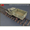 MiniArt 1/35 1.5 Ton Railroad Truck AA Type Model Kit