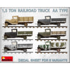 MiniArt 1/35 1.5 Ton Railroad Truck AA Type Model Kit