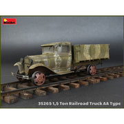 MiniArt 1/35 1.5 Ton Railroad Truck AA Type Model Kit