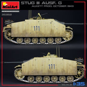 MiniArt 35352 1/35 Stug.III AUSF. G Alkett Prod. October 1943 Interior Kit