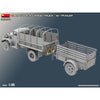Miniart 35372 G7107 1.5T 4X4 Cargo Truck With Trailer