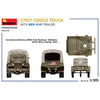Miniart 35372 G7107 1.5T 4X4 Cargo Truck With Trailer