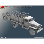 Miniart 35372 G7107 1.5T 4X4 Cargo Truck With Trailer